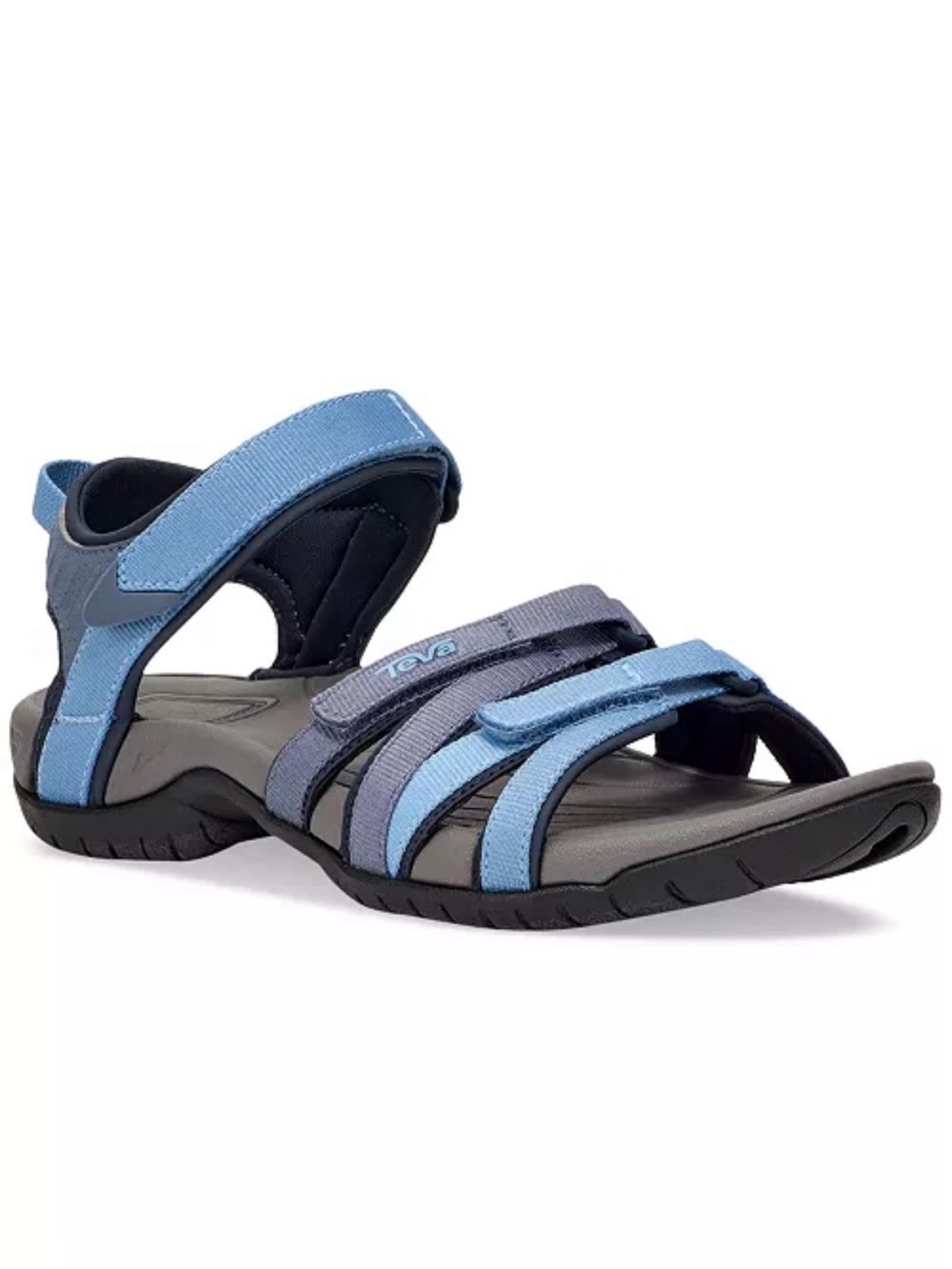 Teva Tirra blue multi Strappy Outdoor Sandal Gray excellent condition size 6